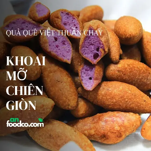 Khoai mỡ chiên giòn
