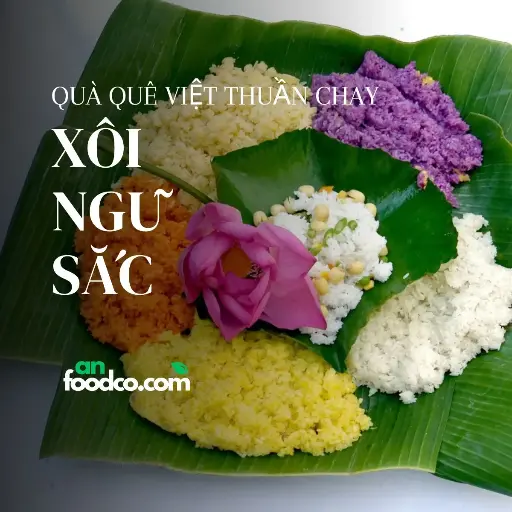 Xôi ngũ sắc Tây Bắc