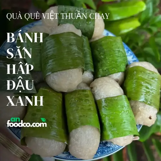Bánh sắn đậu xanh ngọt