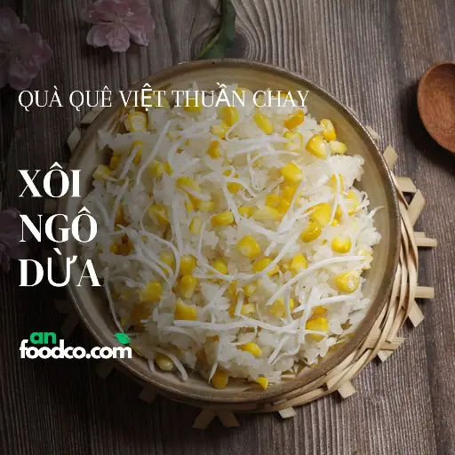 Xôi ngô dừa