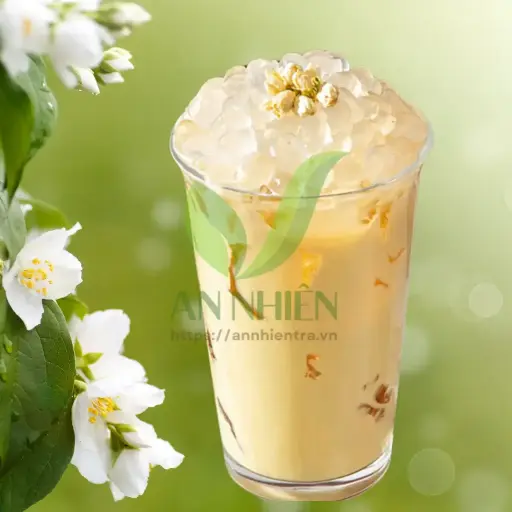 Set Oolong sữa lụa lài